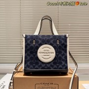 Coach专柜超火的皮质Field Tote托特包