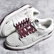 Nk SB Dunk Low 联名三勾 米酒红配色 低帮休闲运动滑板板鞋