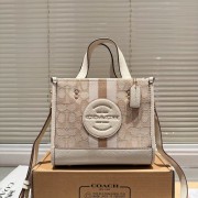 Coach专柜超火的皮质Field Tote托特包