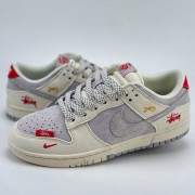 Nike SB Dunk Low x Stussy 蛇年限定 白灰小钩满天星