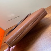 质感拉满！爱马仕真皮邮差公文包