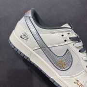 Nk SB Dunk Low 斯图西蛇年联名 猪八银勾 周年高端定制 低帮休闲板鞋 DM6868-008