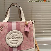 Coach专柜超火的皮质Field Tote托特包