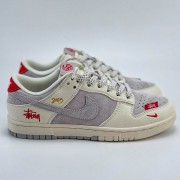Nike SB Dunk Low x Stussy 蛇年限定 白灰小钩满天星