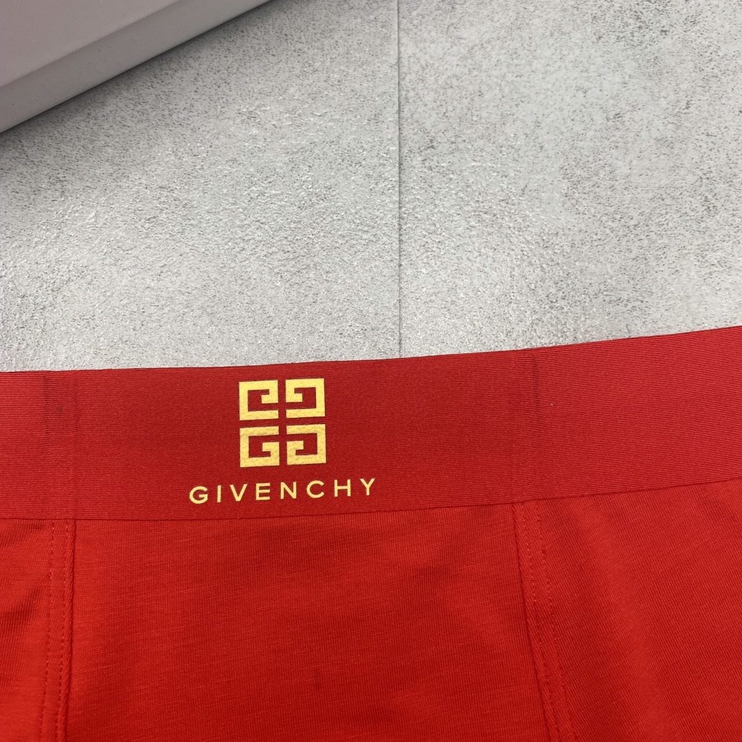 Givenchy纪梵希 红底裤 自备送礼佳品!经典时尚男士内裤 第9张