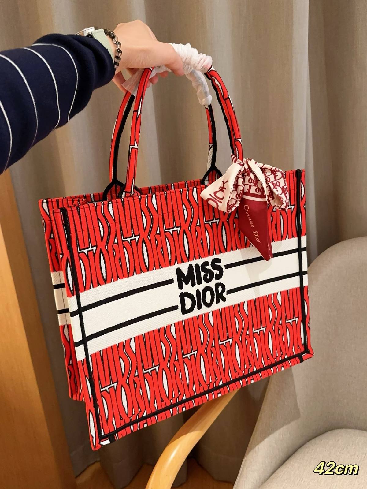 24新品winter miss dior系列 Tote book 托特包tote 第3张