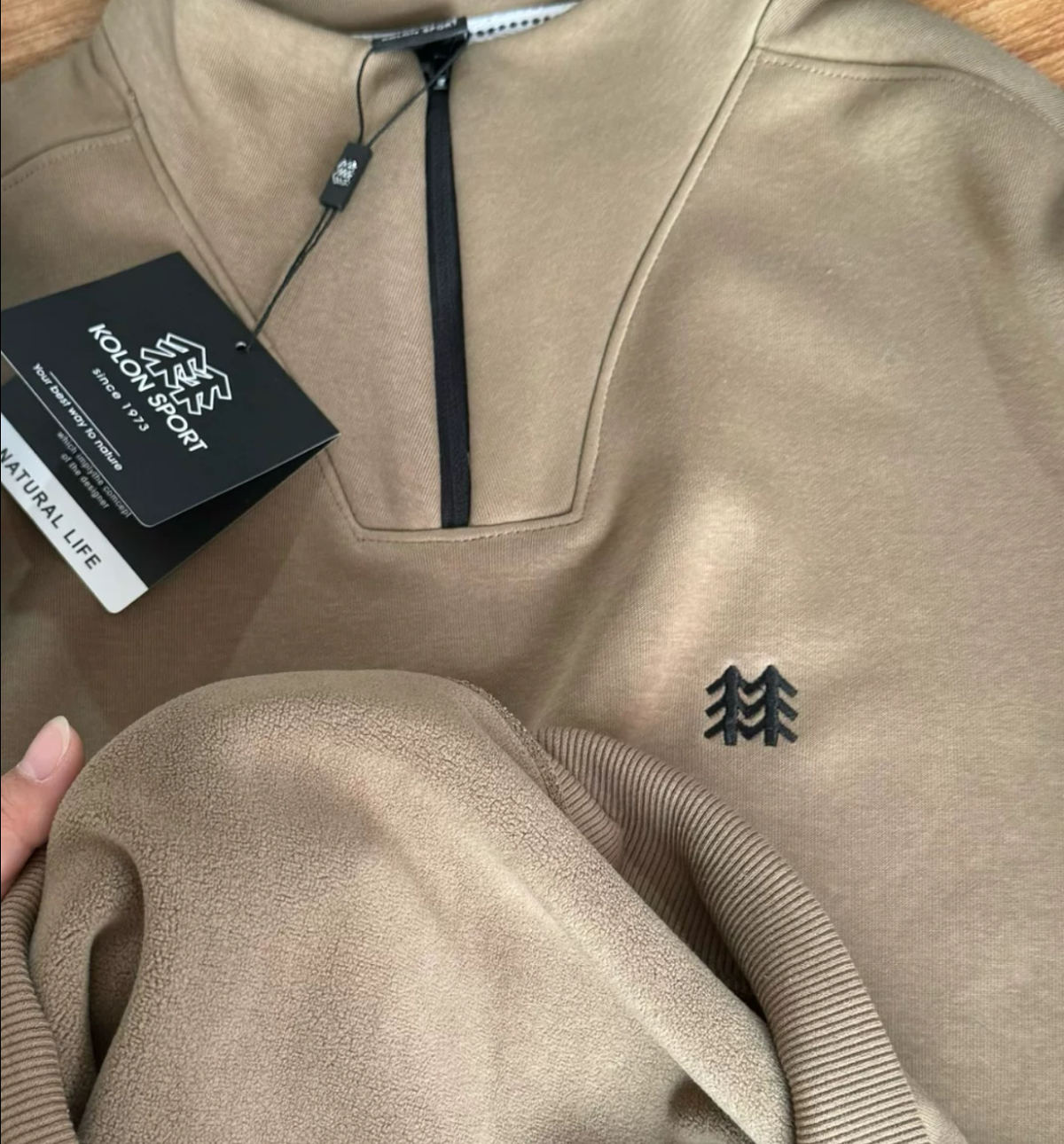 刺绣落肩版高品特价可隆刺绣立领半拉链长袖卫衣男女同款 第4张