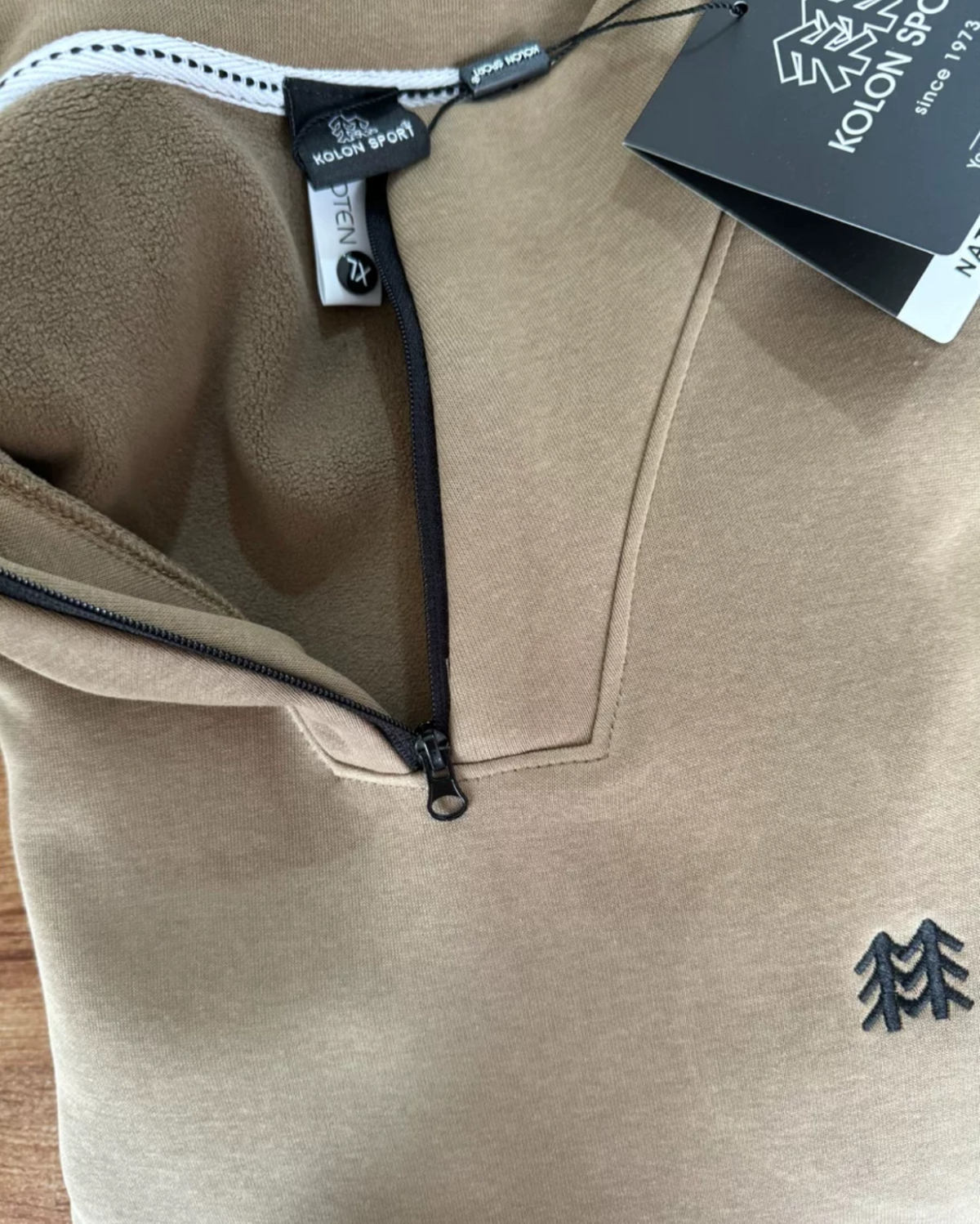 刺绣落肩版高品特价可隆刺绣立领半拉链长袖卫衣男女同款 第5张
